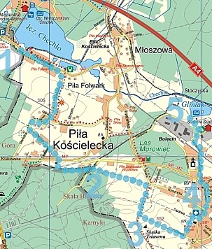 mapa niebieski